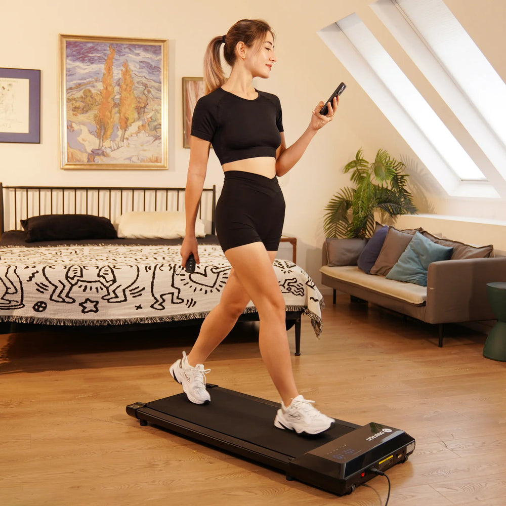 Stay Active at Home! 🏃‍♂️ Q1 Mini Walking Pad – Quiet & Compact