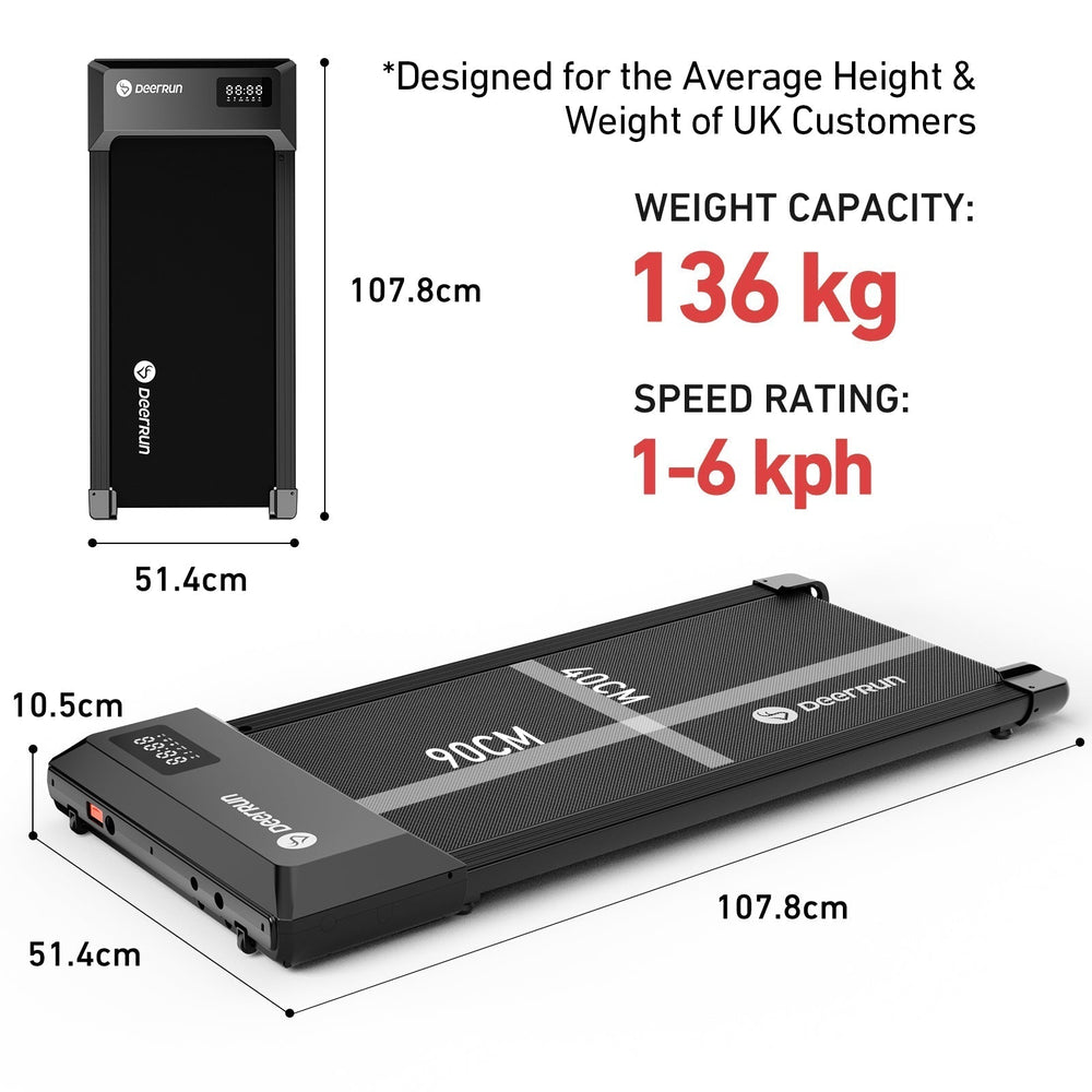 Stay Active at Home! 🏃‍♂️ Q1 Mini Walking Pad – Quiet & Compact
